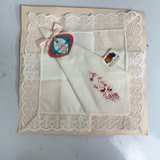 Vintage Fruit of the Loom Ladies Handkerchief Set (2 count), lace + embroidery - Image 1