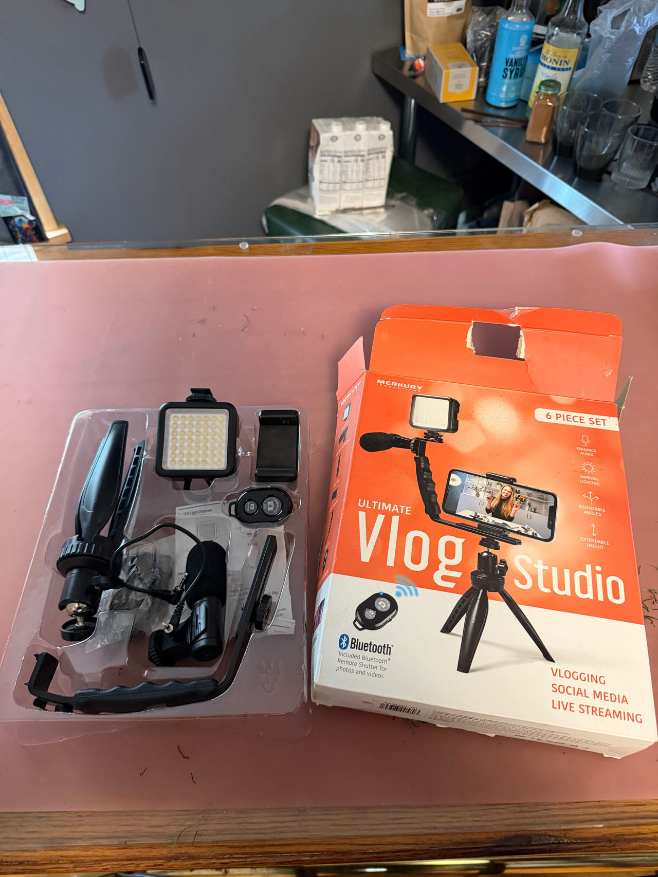 Merkury Innovations Ultimate Vlog Studio 6 Piece Set