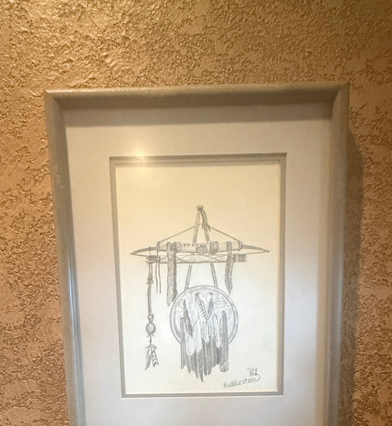 Huddleston Original Pencil Drawing 1981