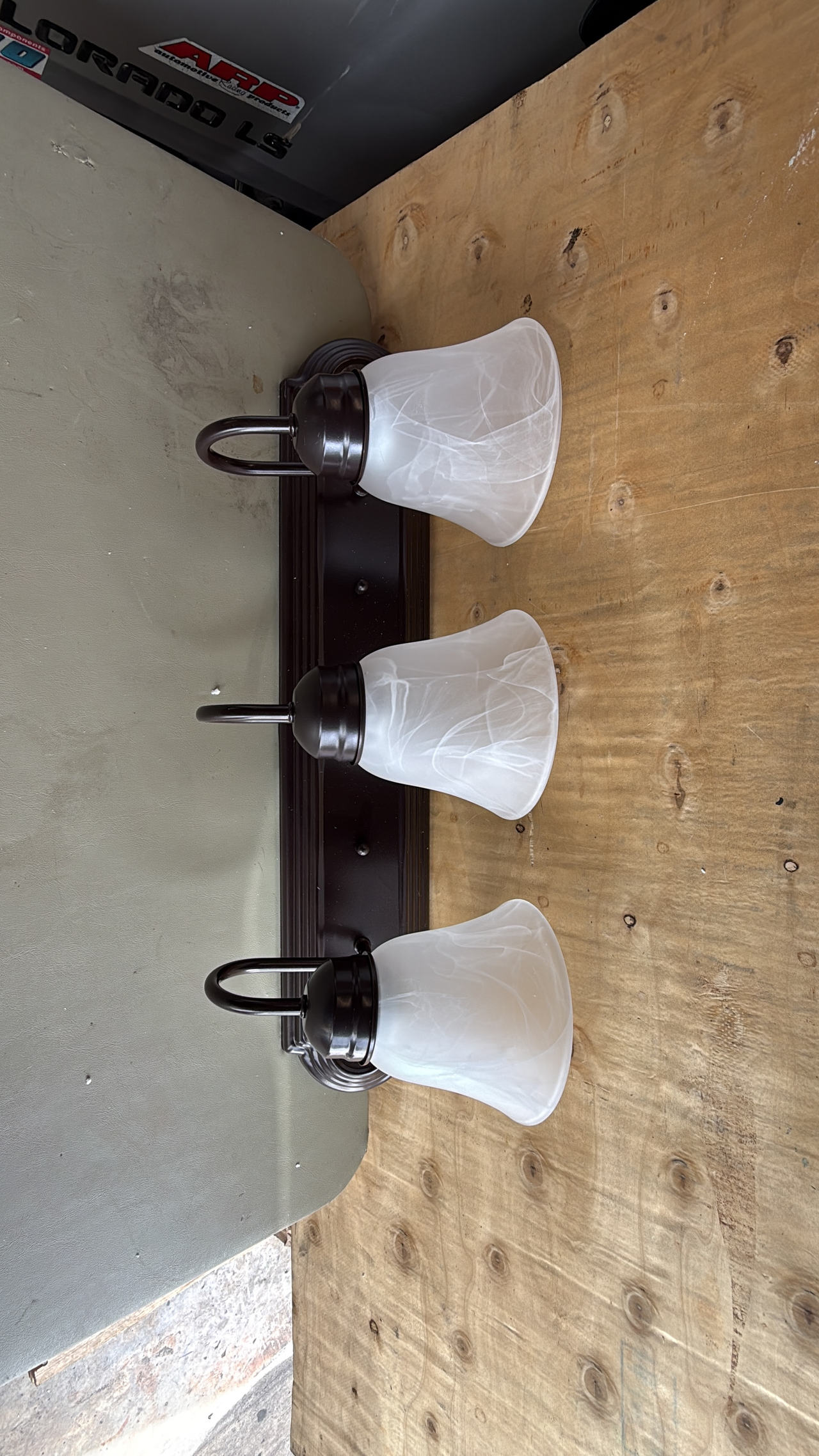 Hampton Bay 3-Light Bronze Vanity Light