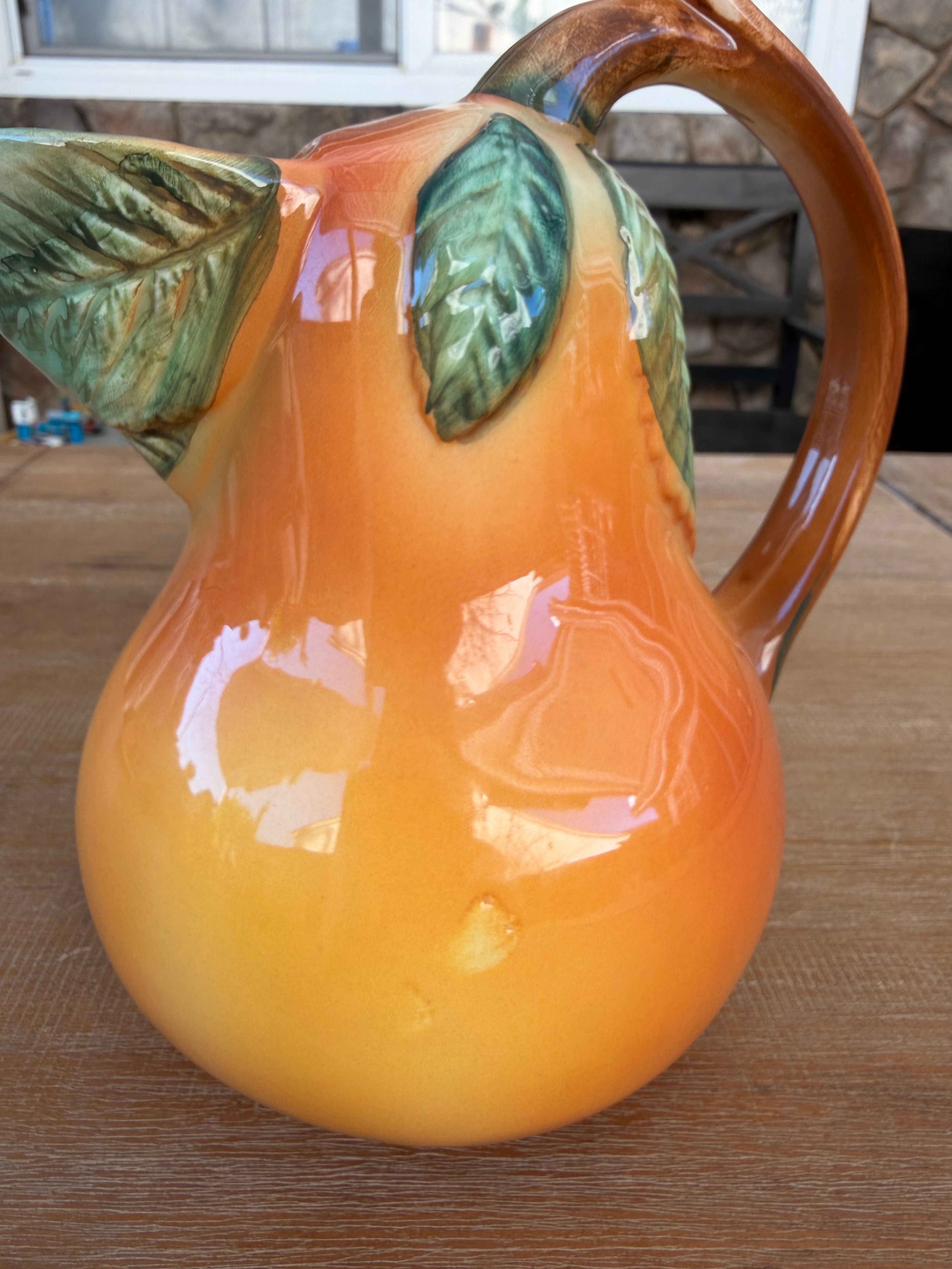 Bordallo Pinheiro-Like Juicy Pear Pitcher - Image 3