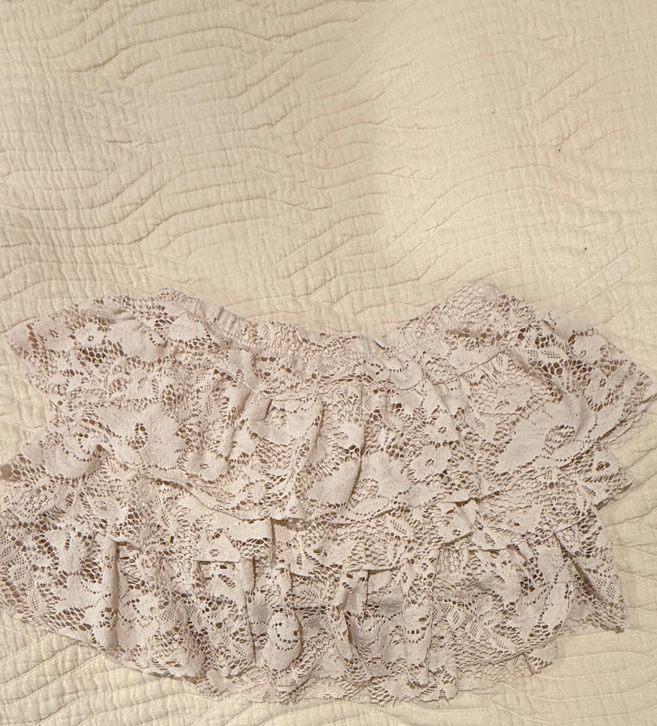 Zara Kids Tiered Lace Skirt