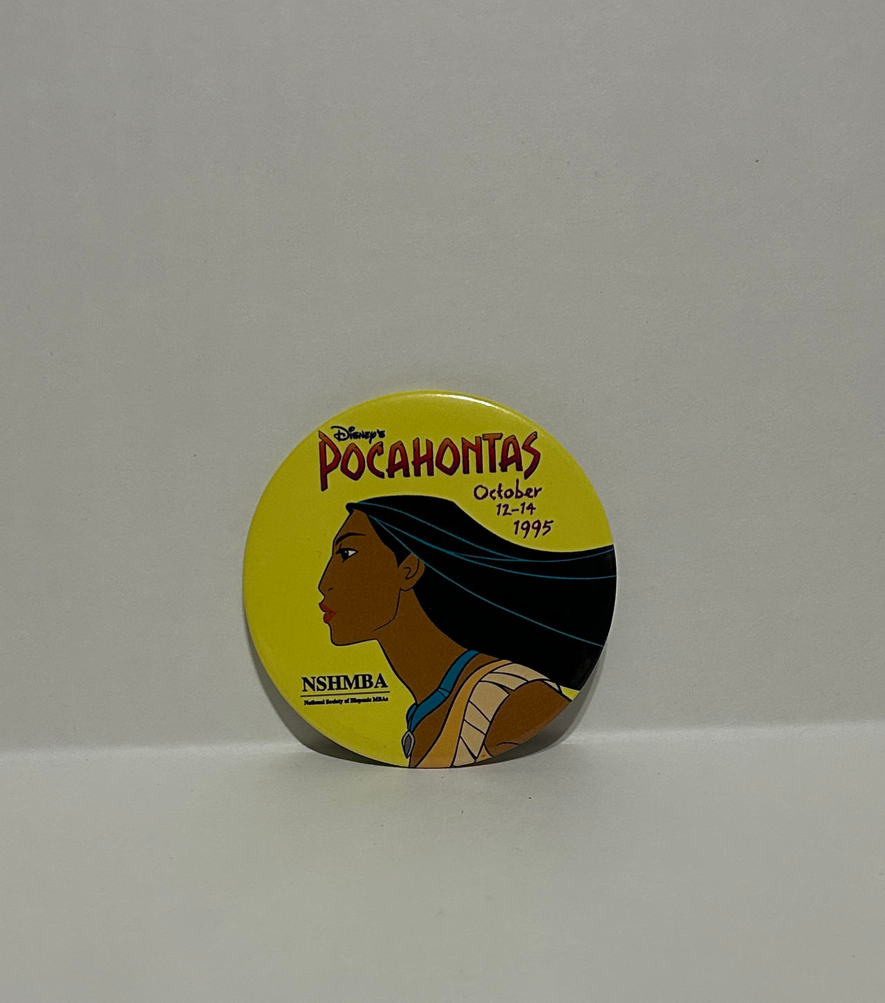 Disney Pocahontas NSHMBA 1995 Conference Pinback Button