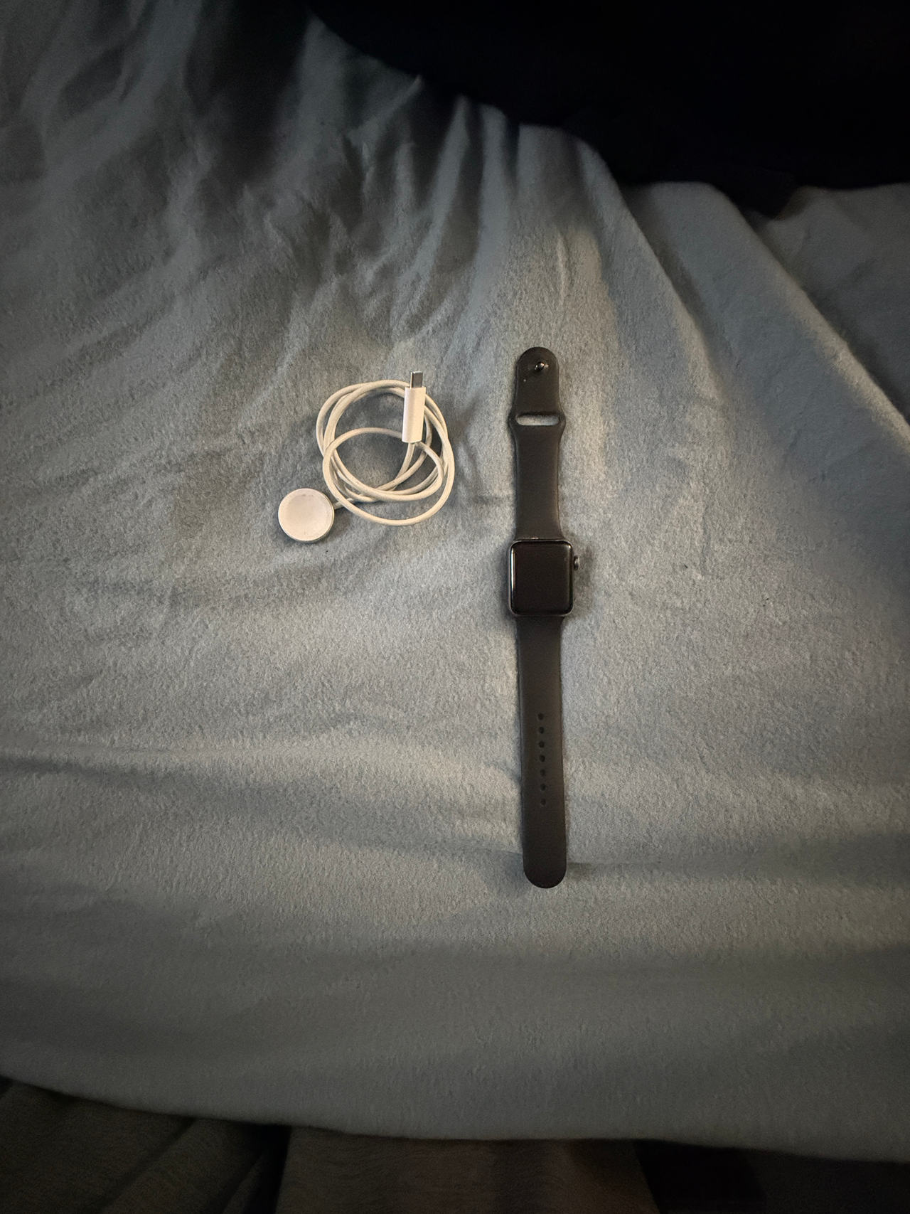 Apple Watch Series 3 (GPS) 42mm Space Gray Aluminum Case with Black Sport Band