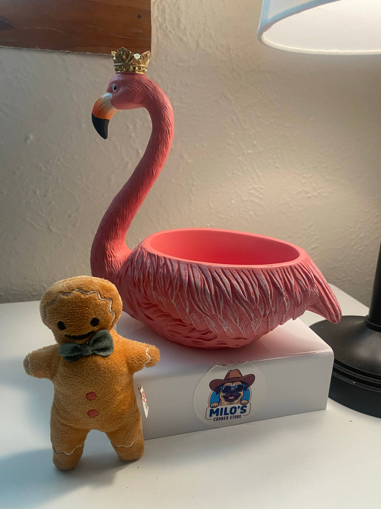 Flamingo Shaped Decorative Bowl