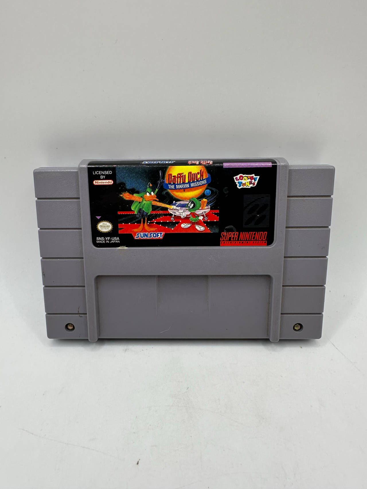 Daffy Duck: The Marvin Missions (Super Nintendo SNES, 1995) Authentic