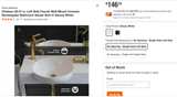 Modern Wall-Mounted Floating Bathroom Sink - Image 7