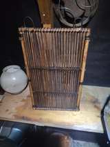 Vintage Bamboo Rattan Wall Shelf - Image 1