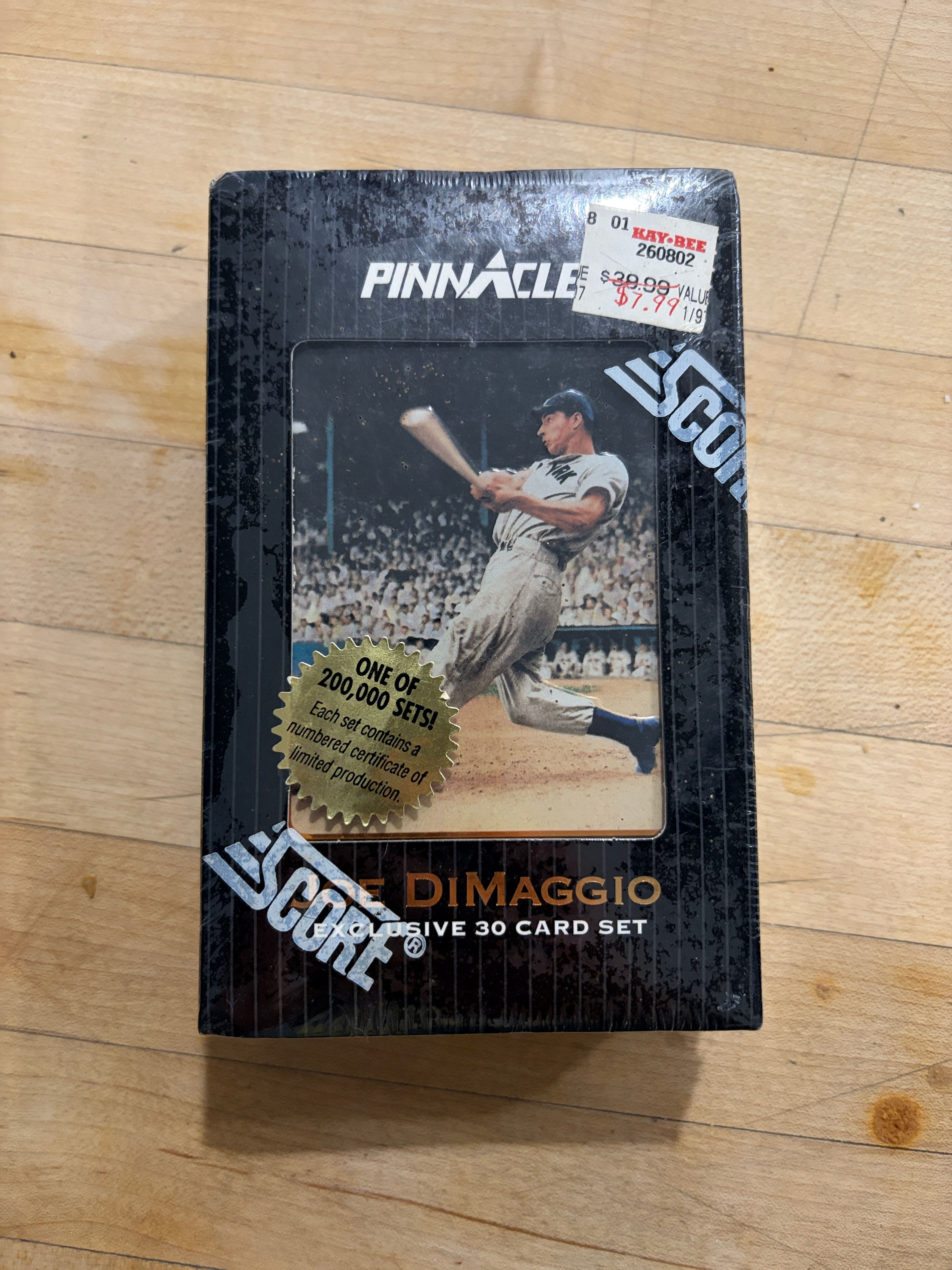 1991 Pinnacle Score Joe DiMaggio Exclusive 30 Card Set