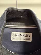 Calvin Klein Full Zip Long Sleeve Jacket Blue/Gray Small - Image 2