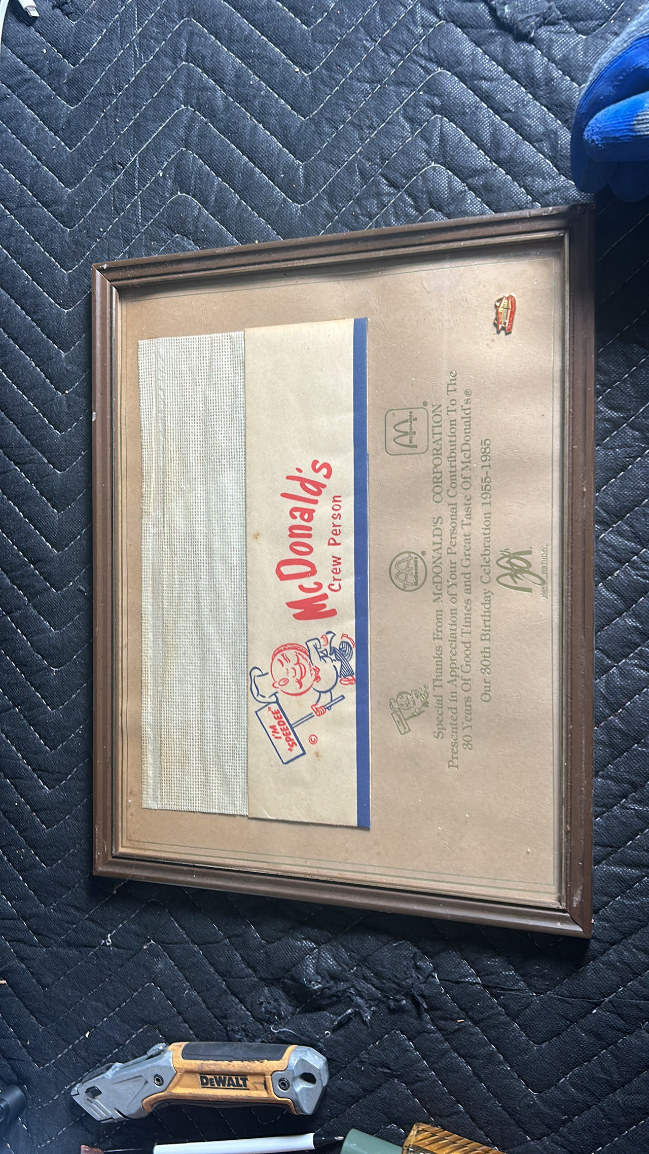 McDonald's 30th Anniversary Crew Person Appreciation Award