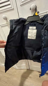H&M Kids Water-Repellent Puffer Jacket Dark ombre into Royal blue size 4/5 boys - Image 2