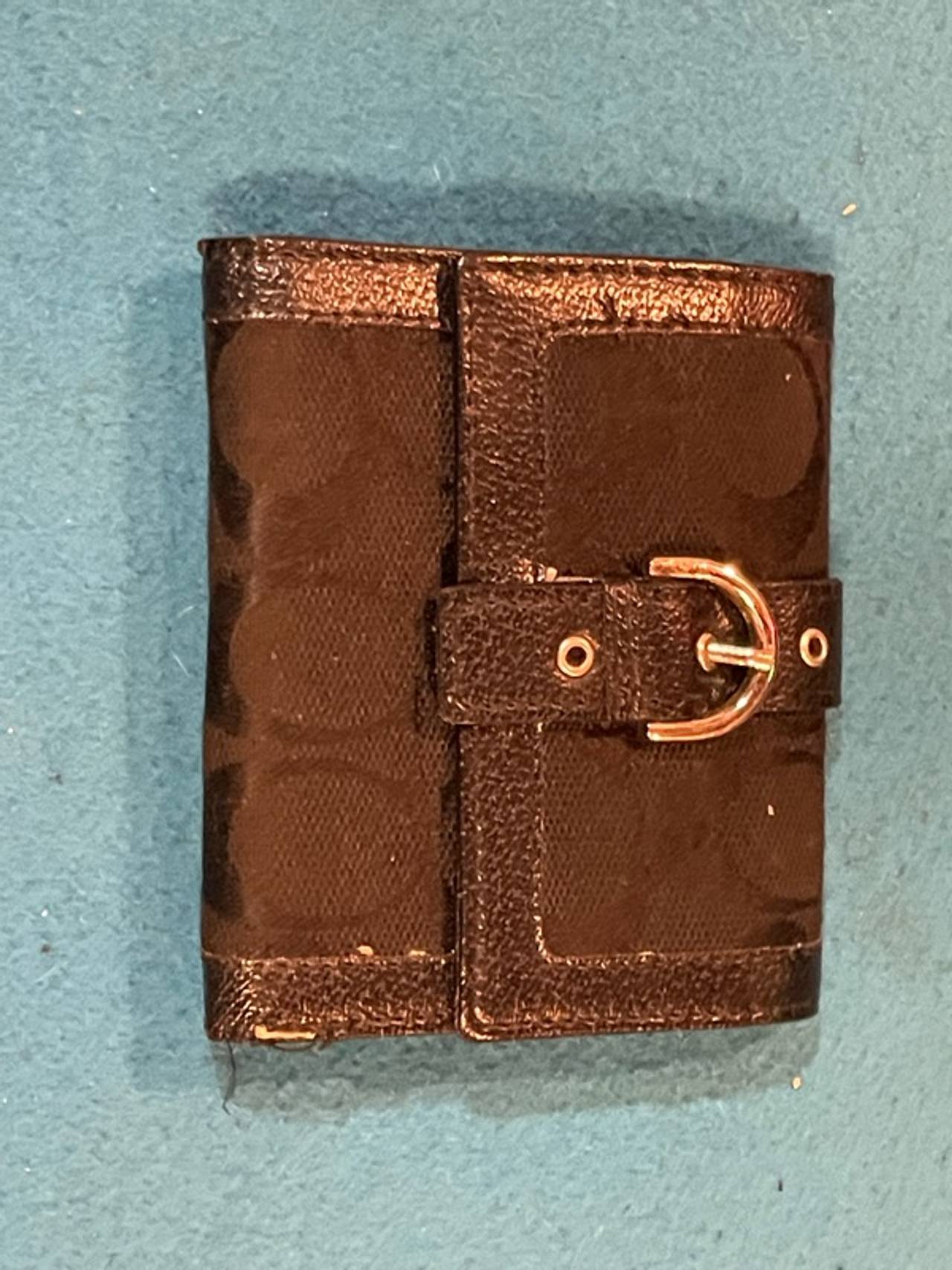 Coach Signature Mini Wallet