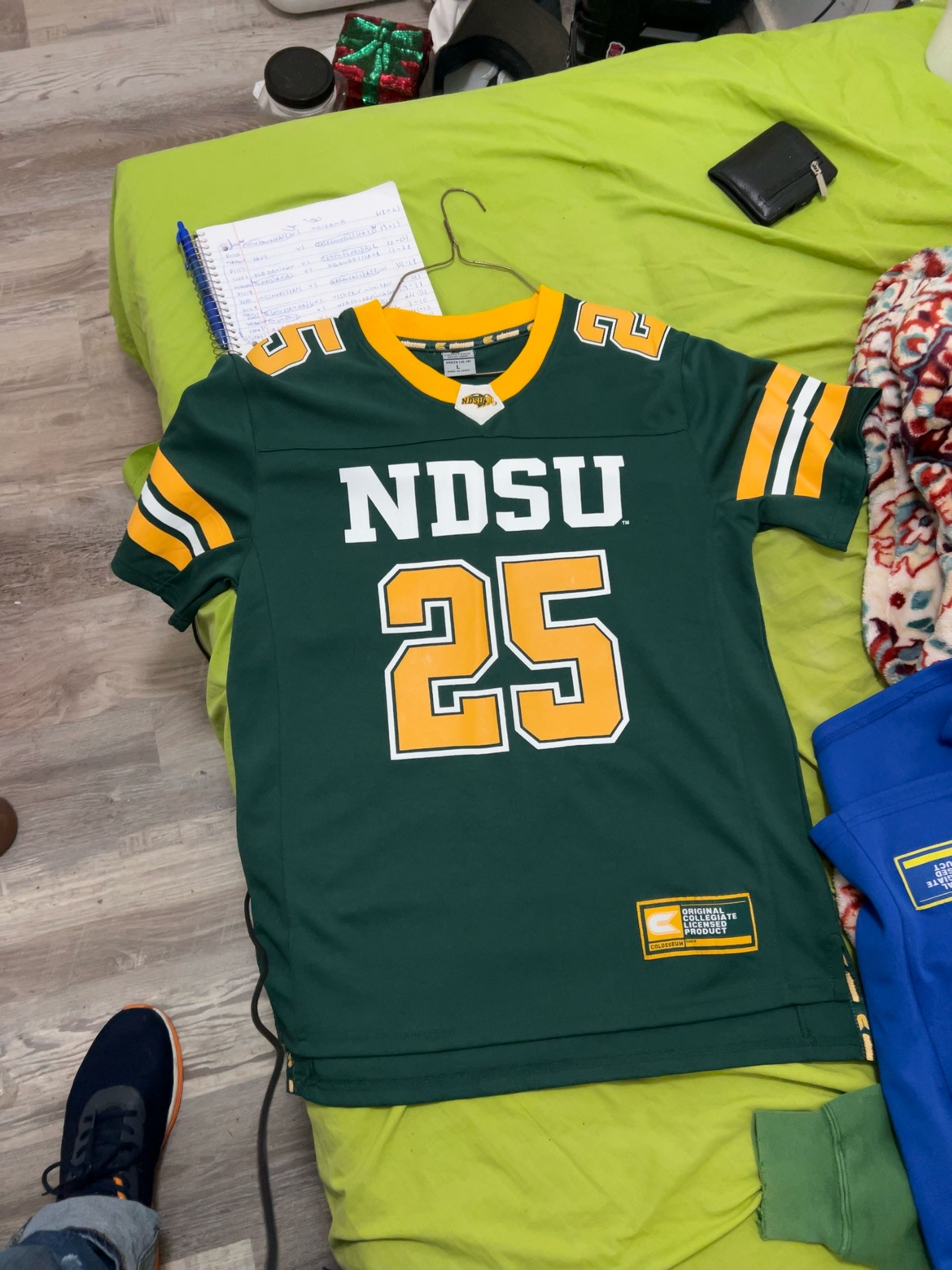 Colosseum North Dakota State Bison Football Jersey Green