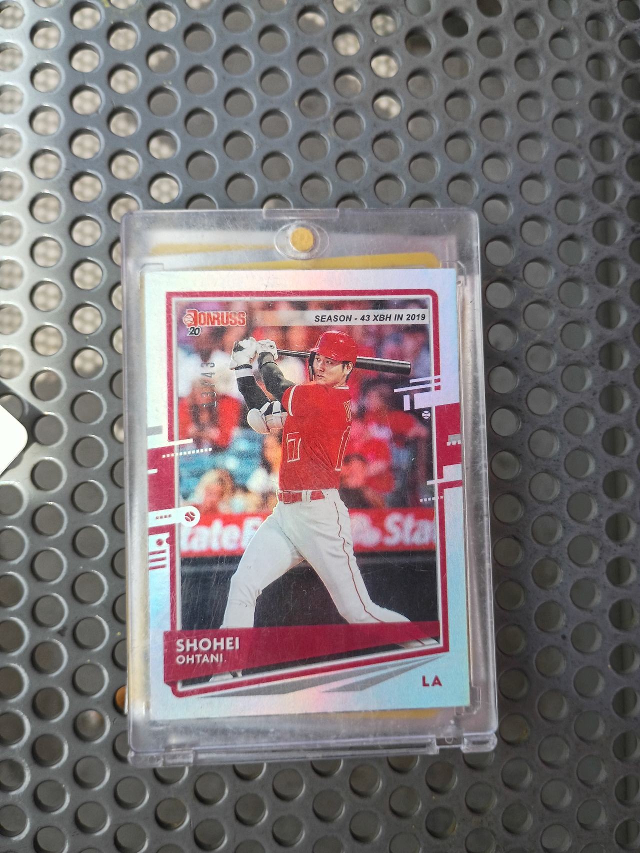 2020 Donruss Shohei Ohtani Season Stat Line #143 /43