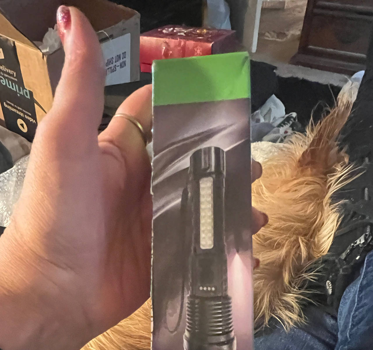 Rechargeable LED Tactical Flashlight with COB Side Light