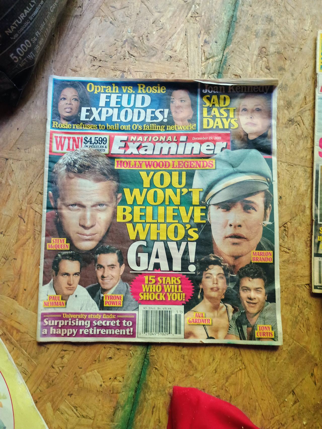 National Examiner Magazine December 30 2002 Steve McQueen Marlon Brando