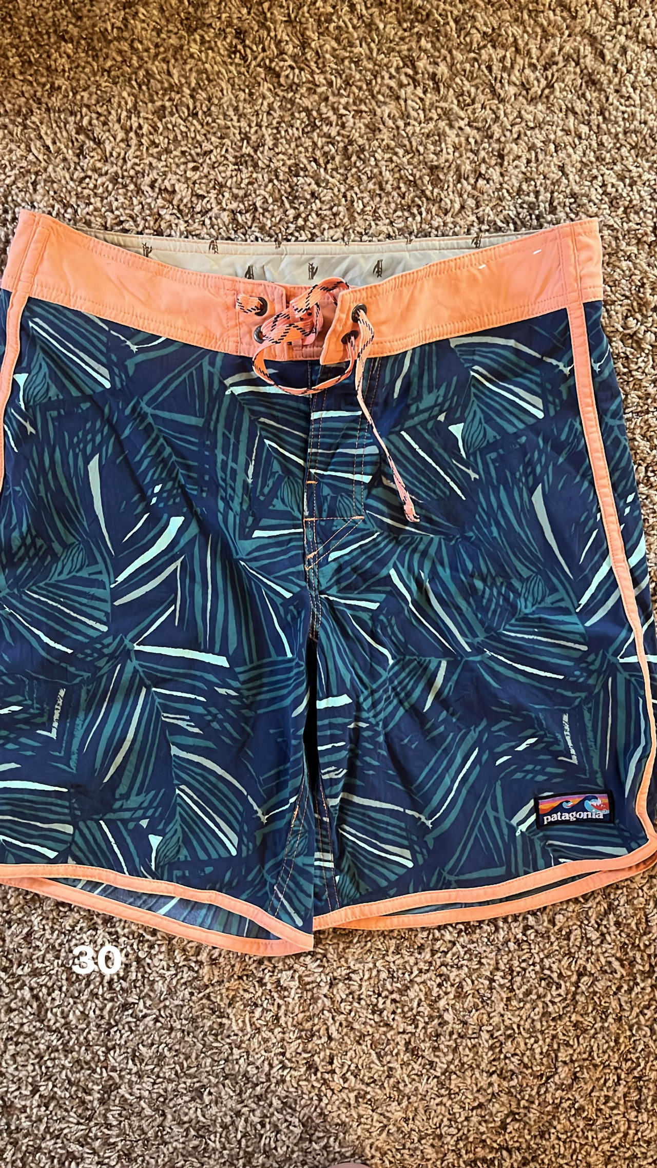 Patagonia Stretch Planing Boardshorts size 30 good condition
