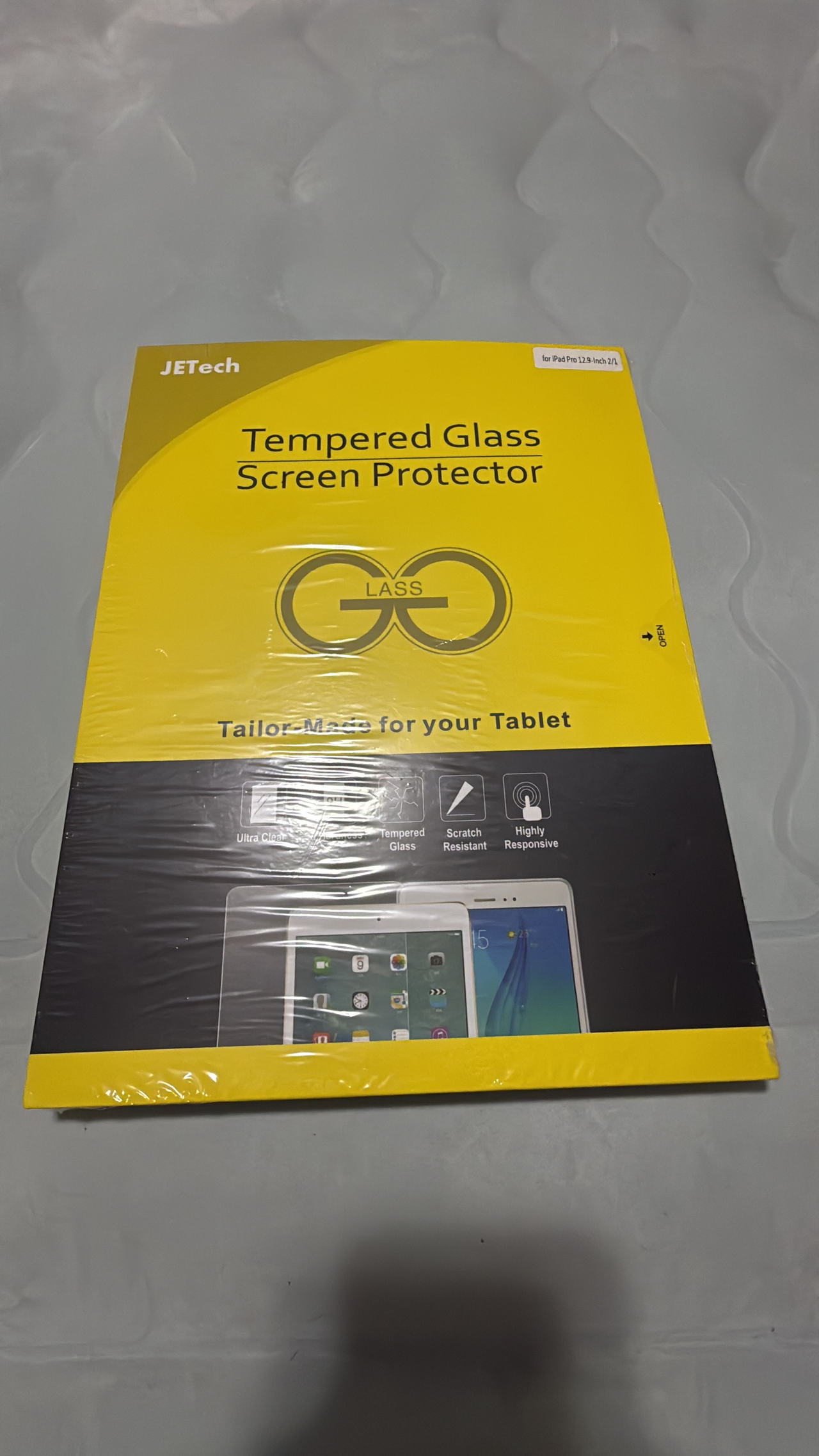 JETech Tempered Glass Screen Protector for iPad Pro 12.9-inch