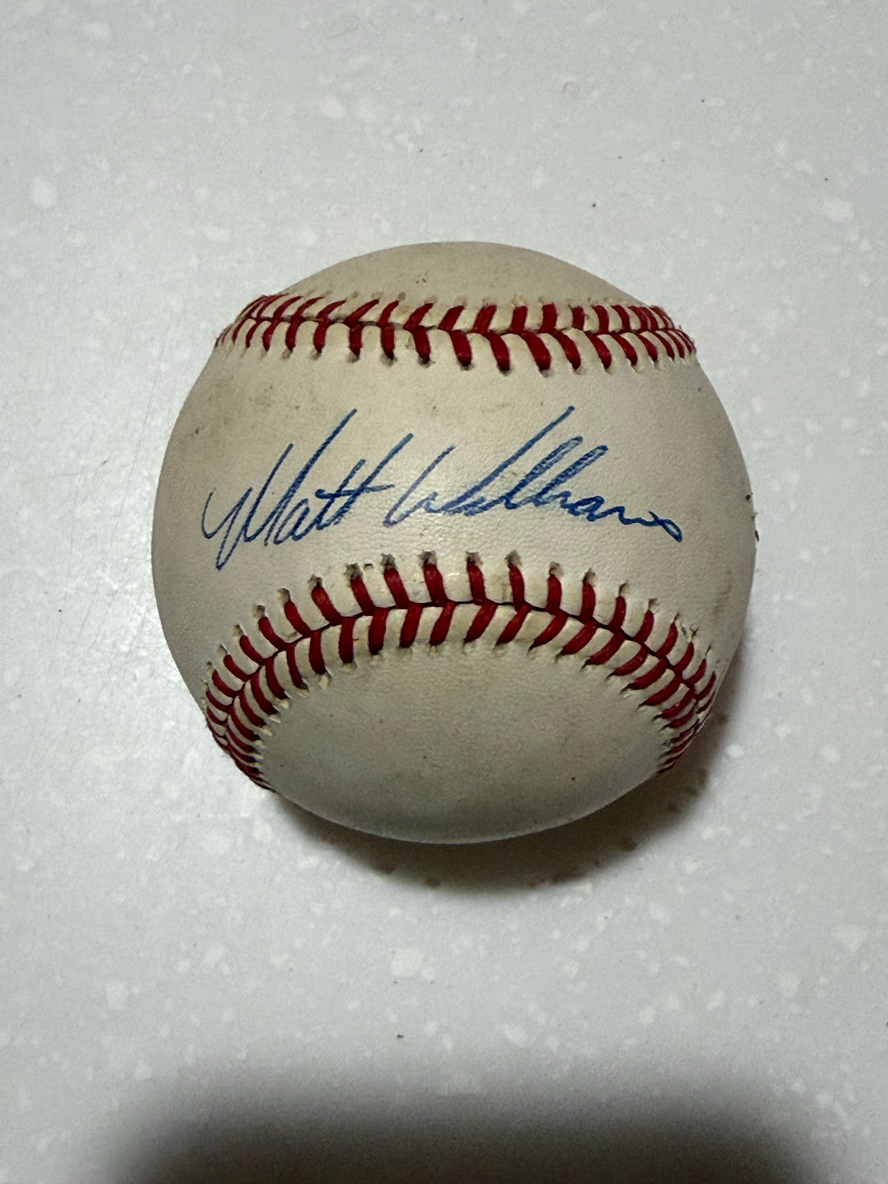 Matt Williams Autographed Baseball