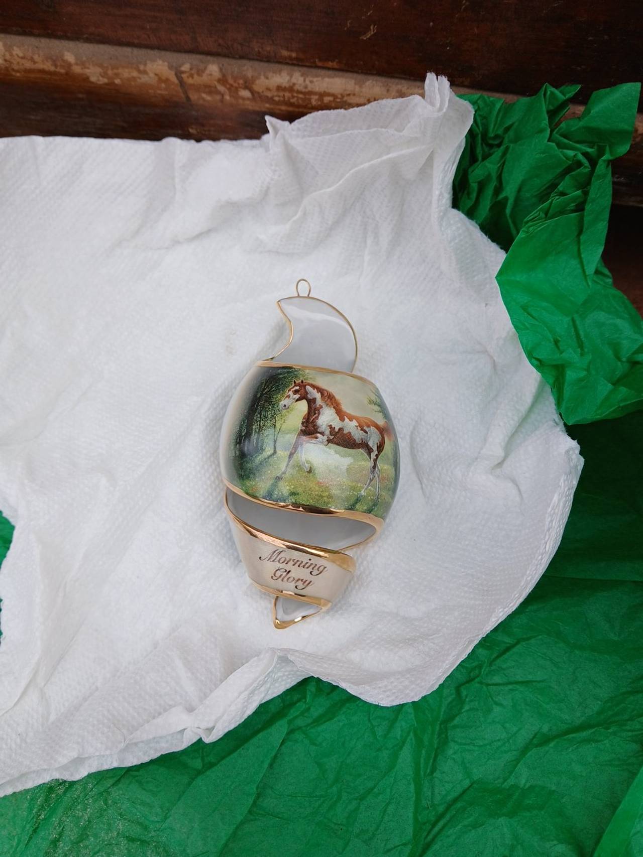 Bradford Exchange Spirits of the Wind Morning Glory Ornament