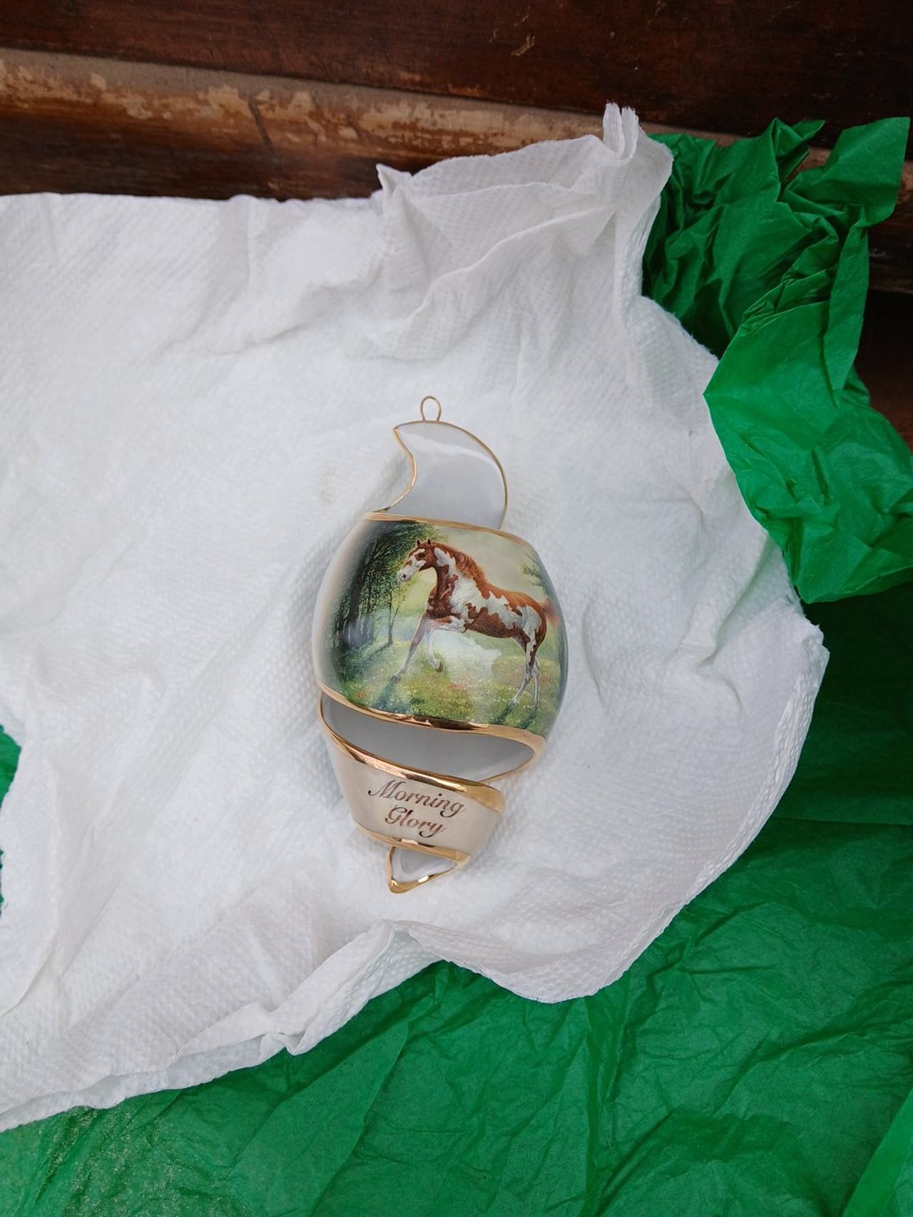 Bradford Exchange Spirits of the Wind Morning Glory Ornament