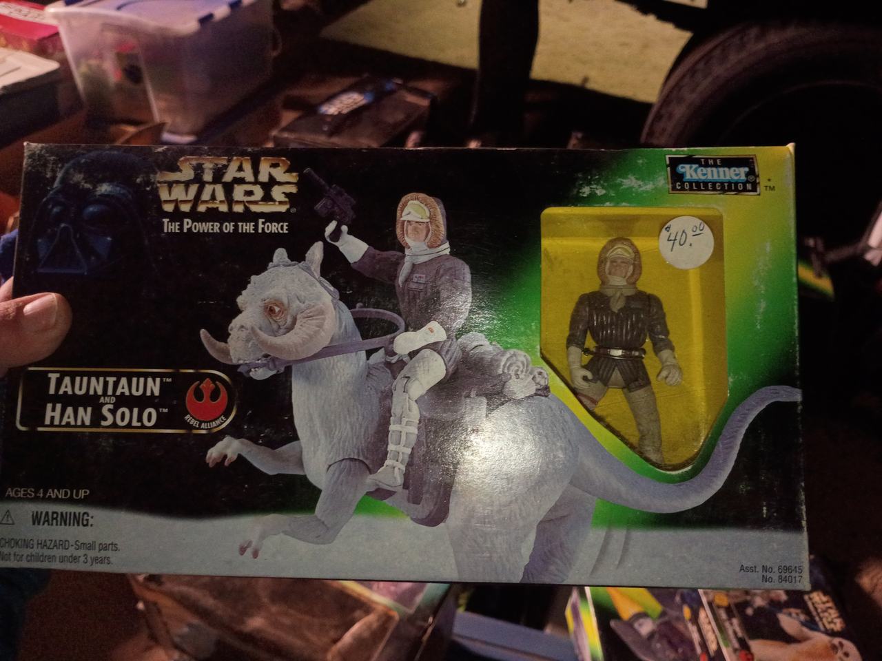 Star Wars: The Power of the Force Tauntaun and Han Solo Action Figure Set