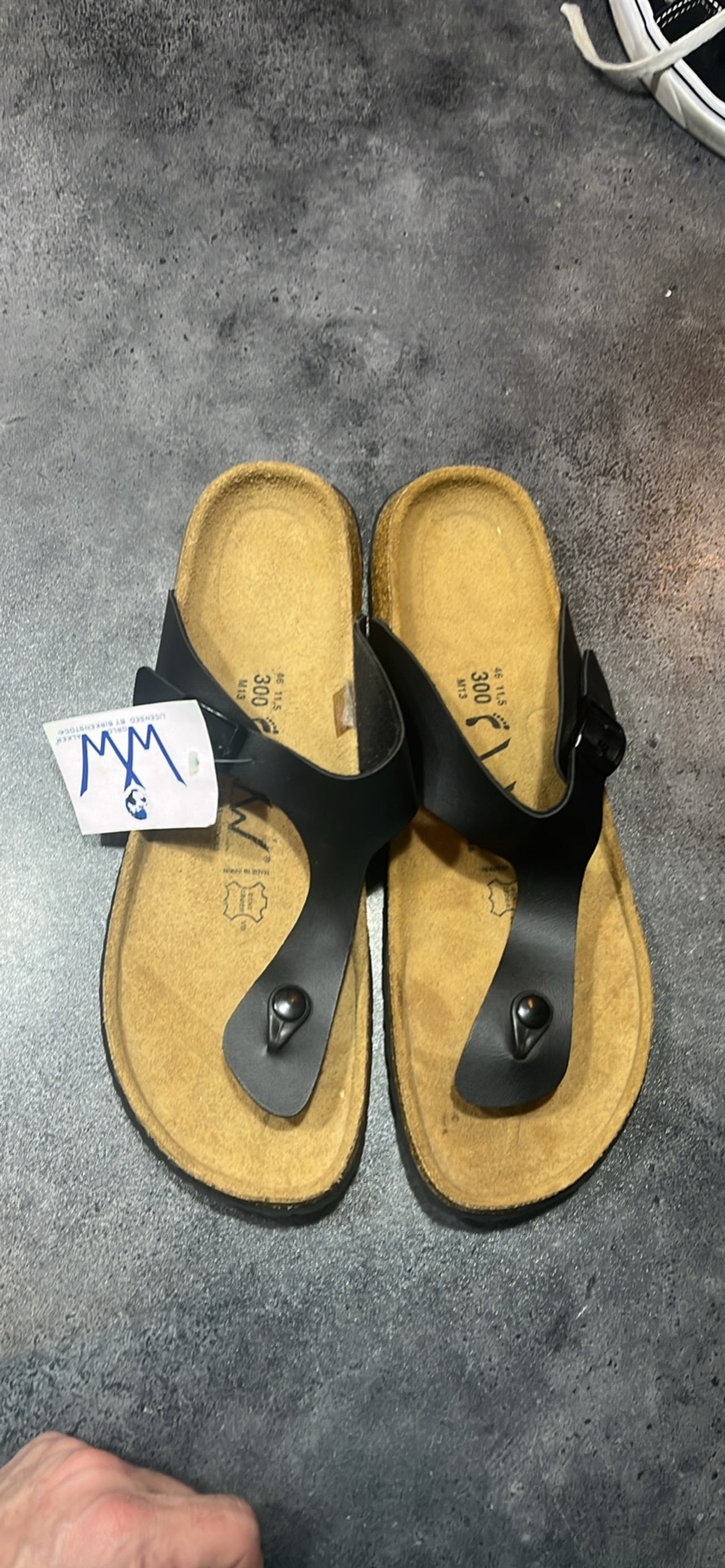 Birkenstock world walker size is 13 BNWT genuine leather .
