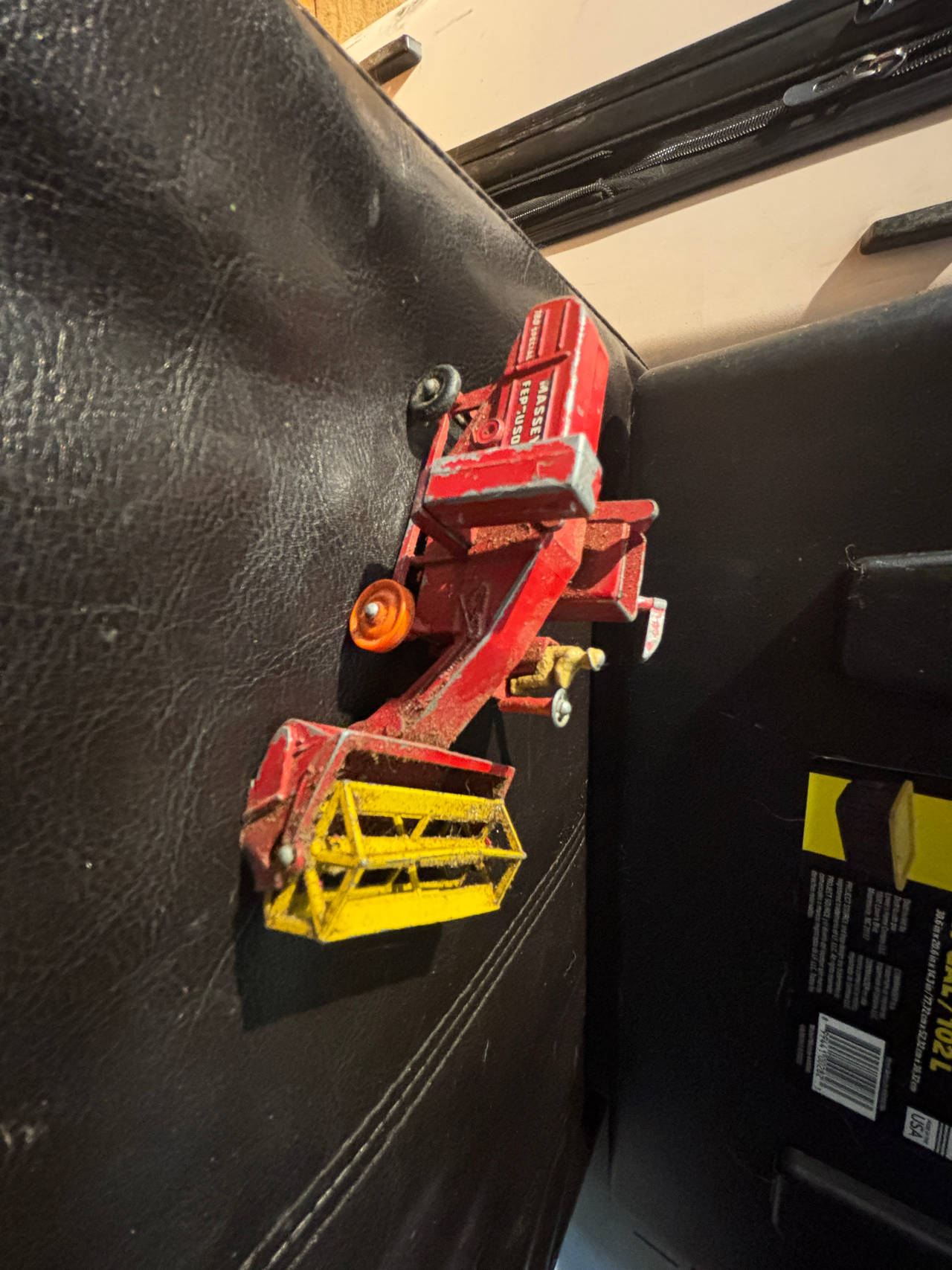 Vintage Diecast Farm Combine Harvester Toy