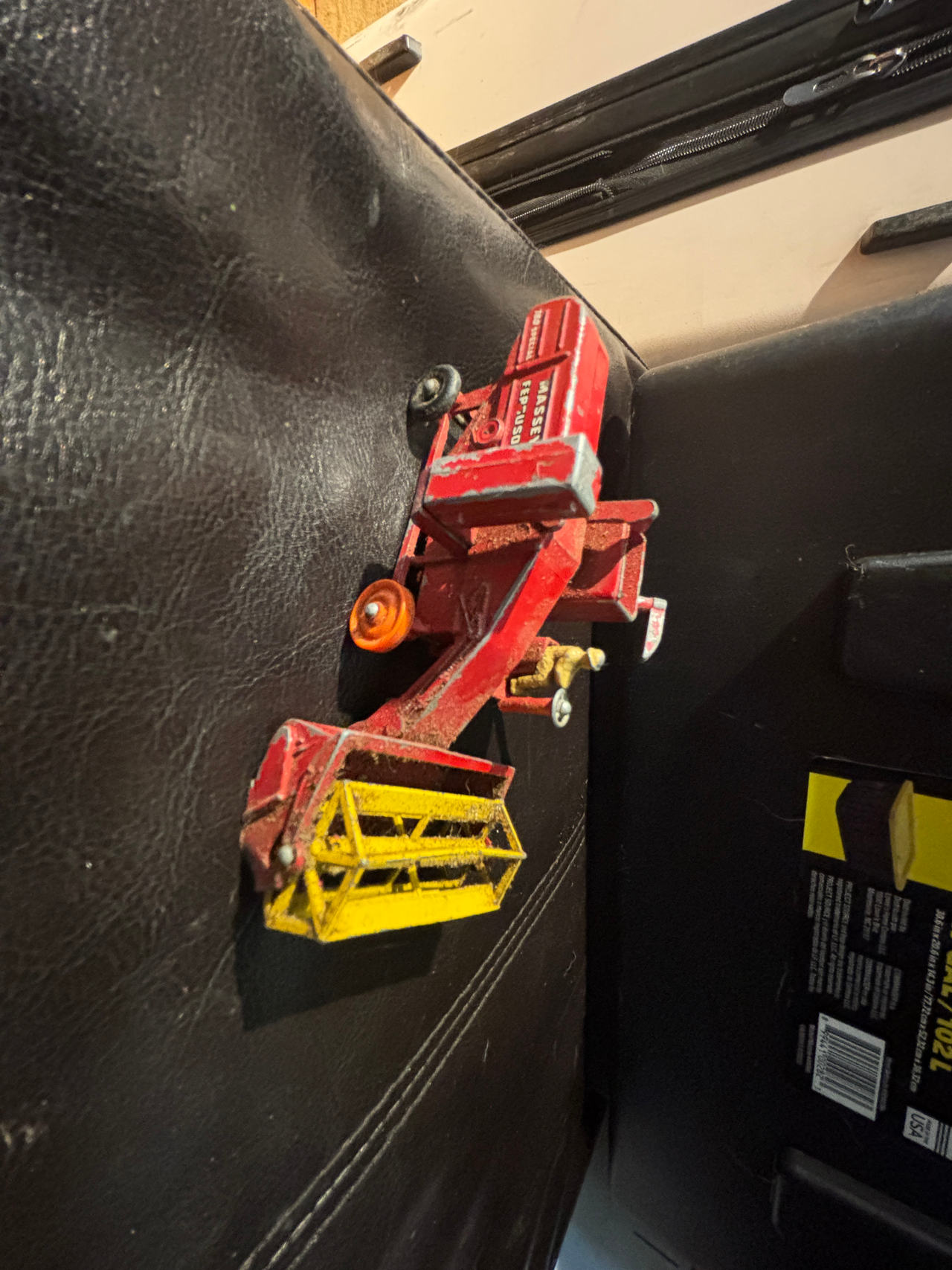Vintage Diecast Farm Combine Harvester Toy