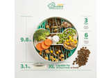 Puzzle Feeder Slow Feeder Dog Bowl - 9.8 Inches, Dry, Wet & Raw Food, Mealtime - Image 3