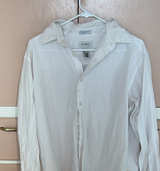 Concepts by Claiborne White Striped Button Down Shirt - Image 1