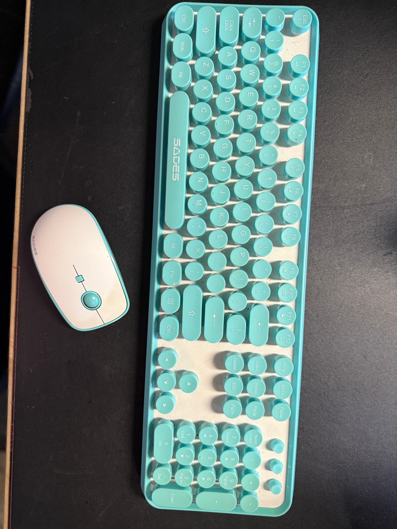 Sades V2020 Wireless Retro Typewriter Keyboard and Mouse Combo