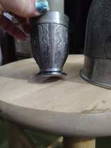 Vintage Frieling Zinn Pewter Pitcher and Cup Set - Image 5