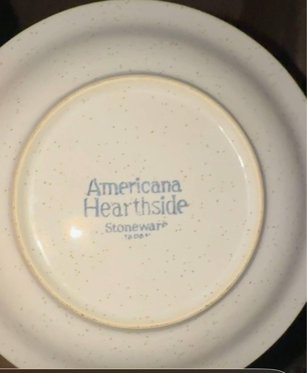 Hearthside Stoneware Vintage Handpainted Saucer