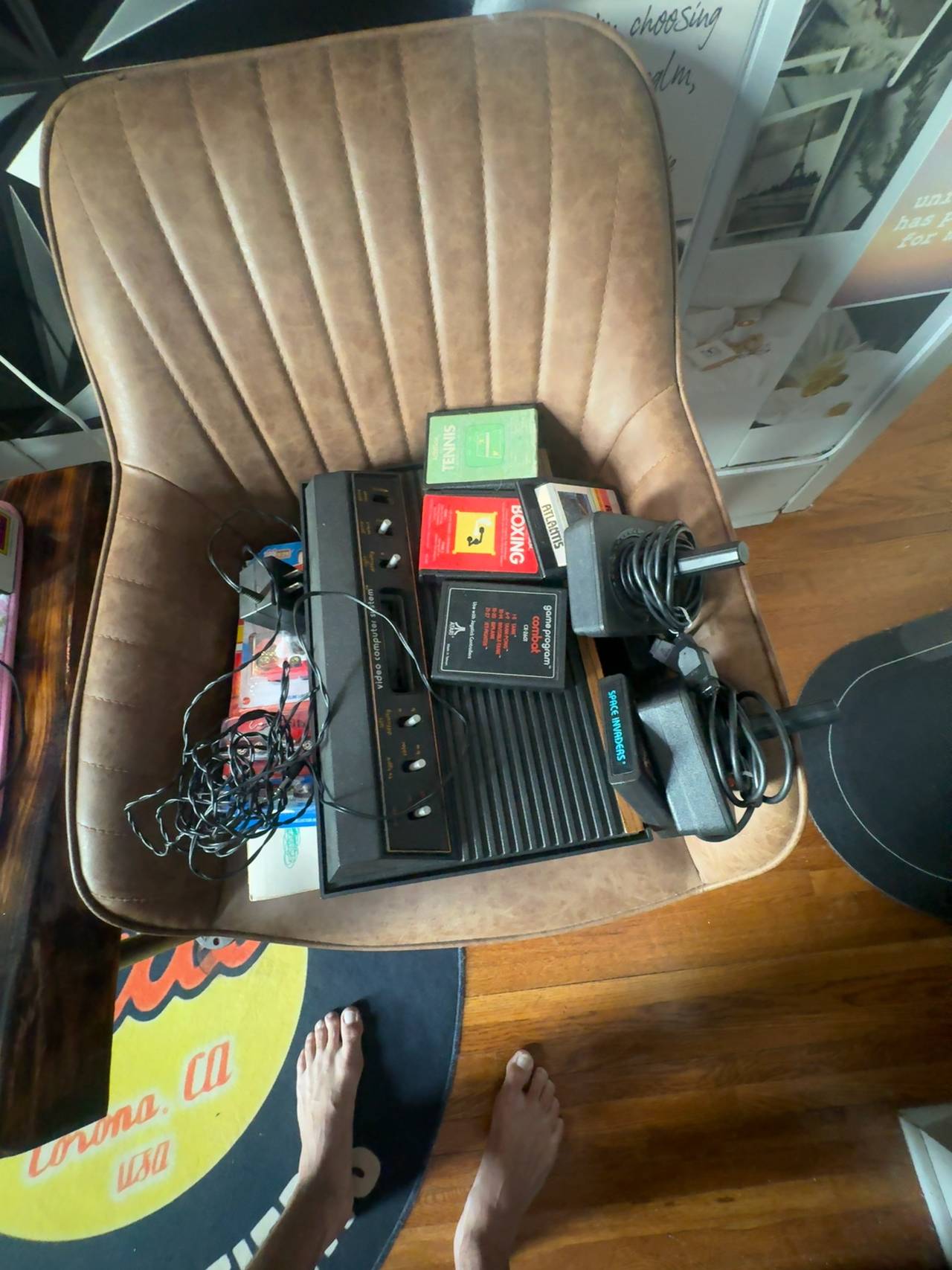 Atari 2600 Black Vintage Console