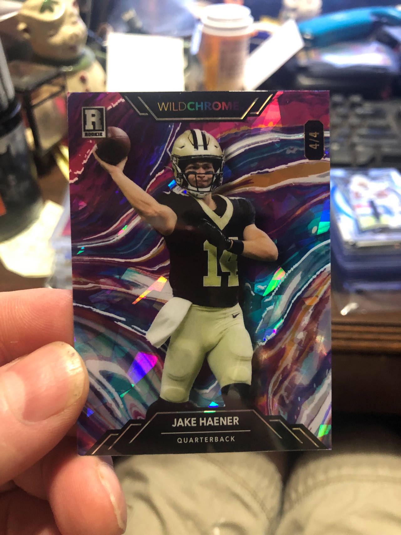 2023 Wild Card Wild Chrome Football Rookie Card - Jake Haener