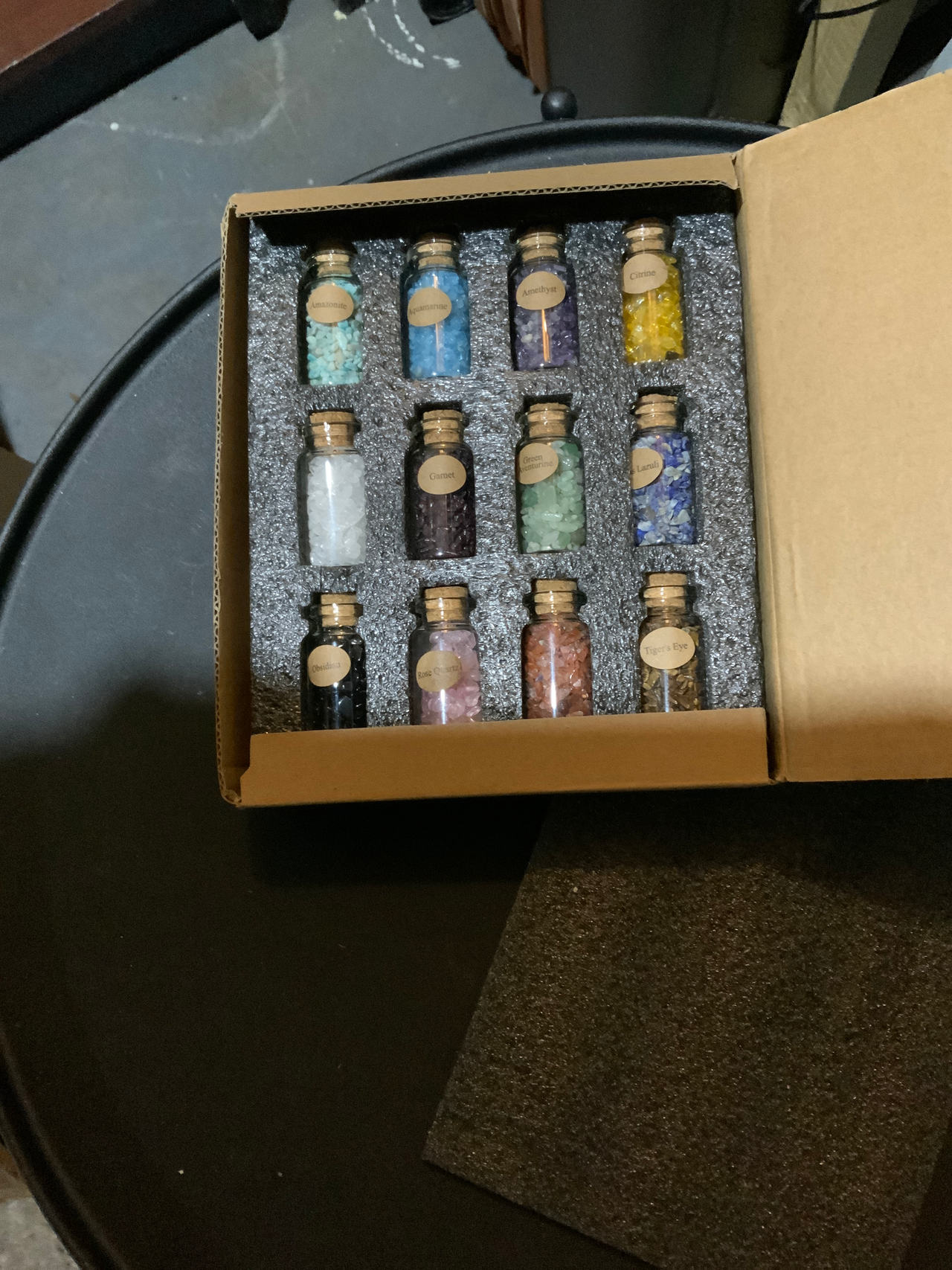 Crystal Chip Bottles Set