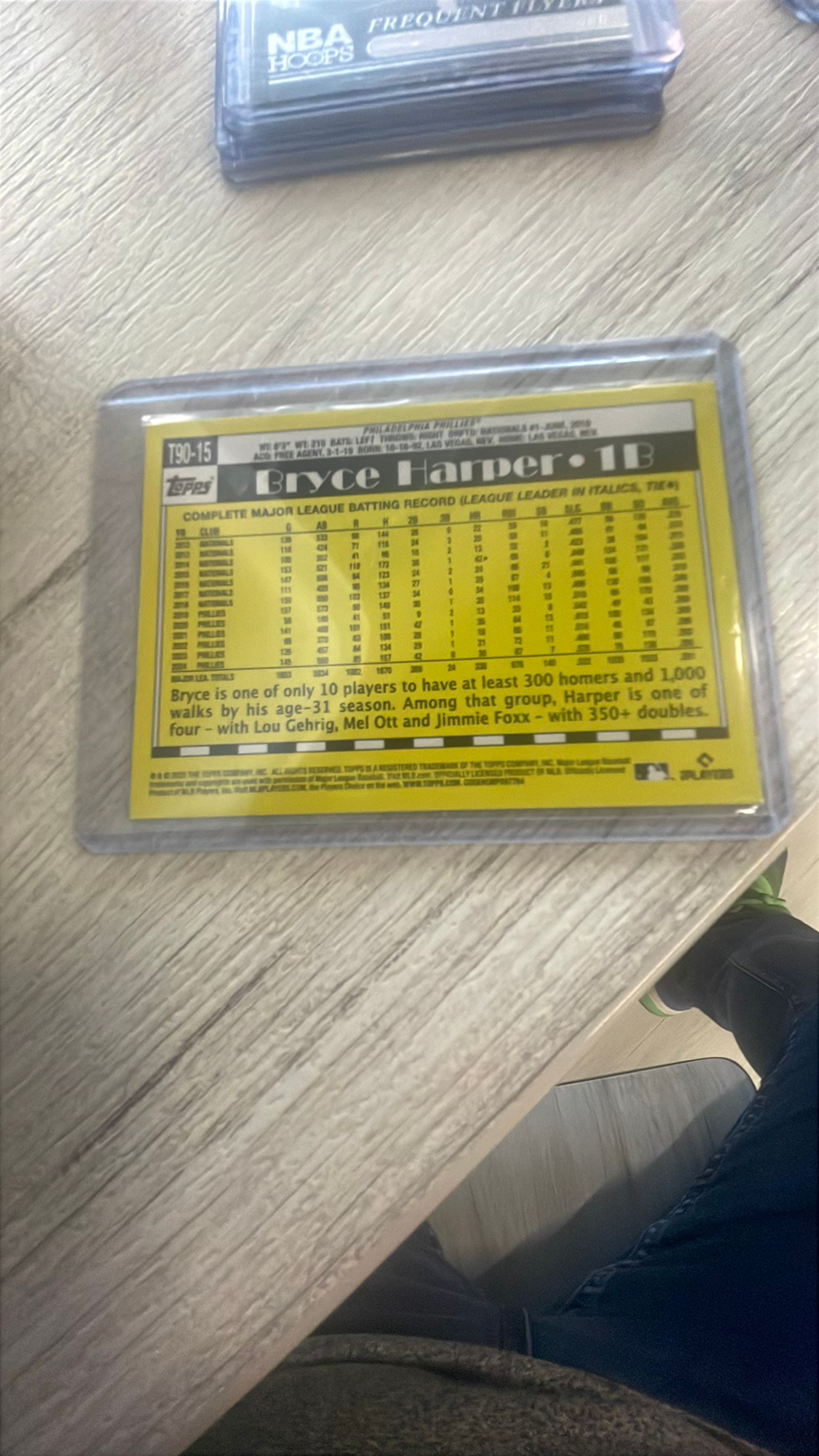 Topps 2025 Bryce Harper Baseball Card #T90-15 - Image 2