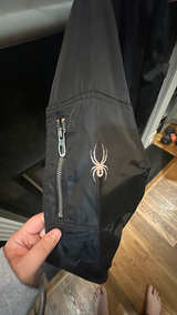 Spyder Black Bomber Jacket Size Medium - Image 6