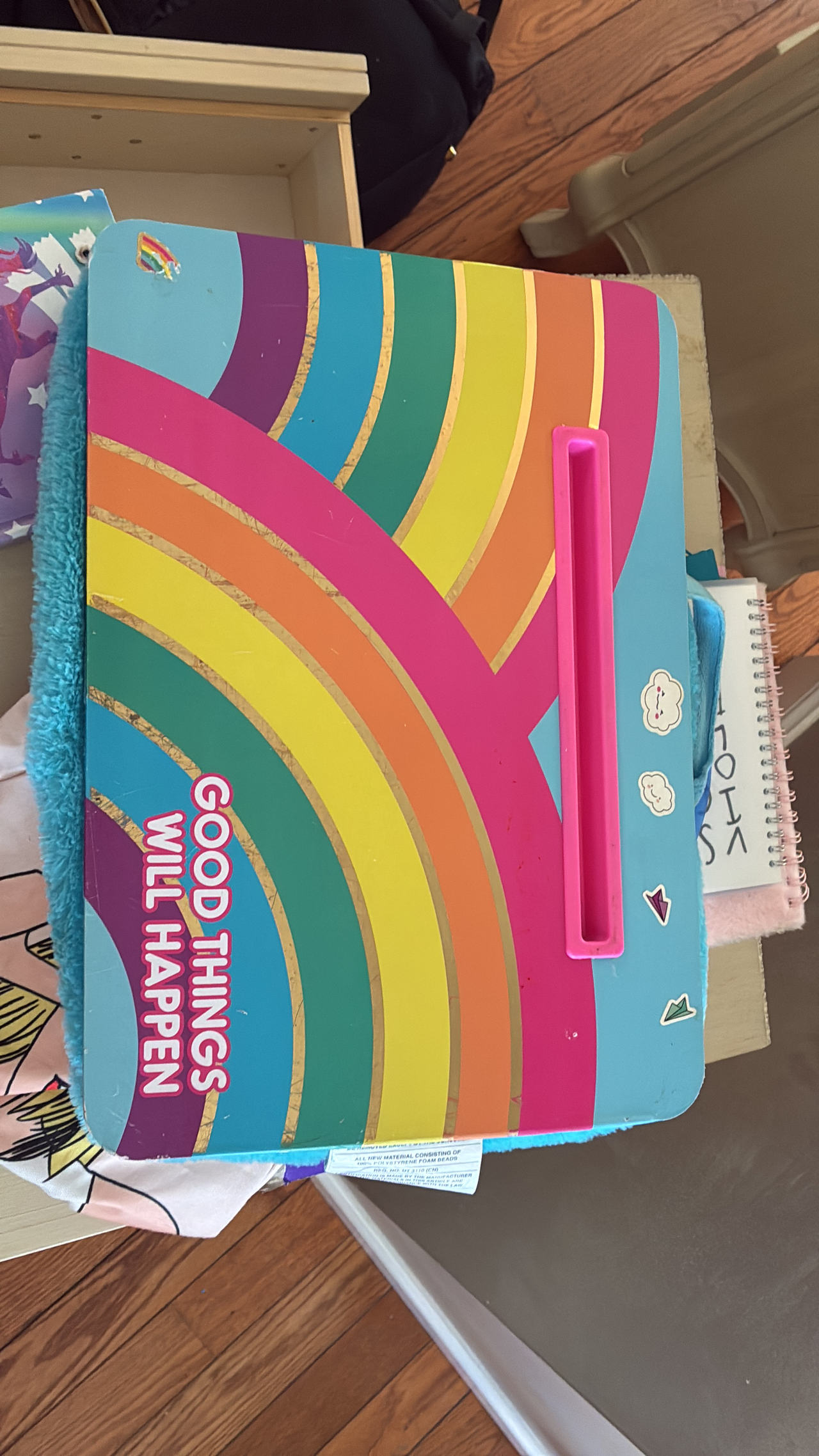 Five Below Rainbow Lap Desk