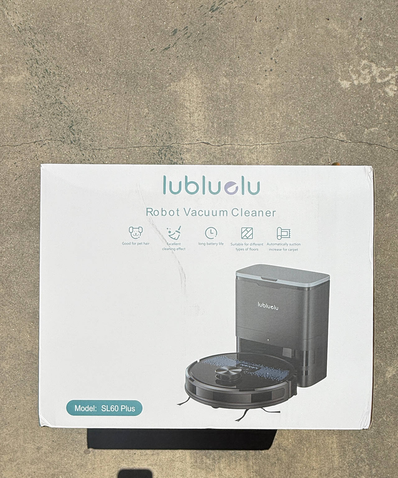 Lubluelu SL60 Plus Robot Vacuum Cleaner with Self-Emptying Station