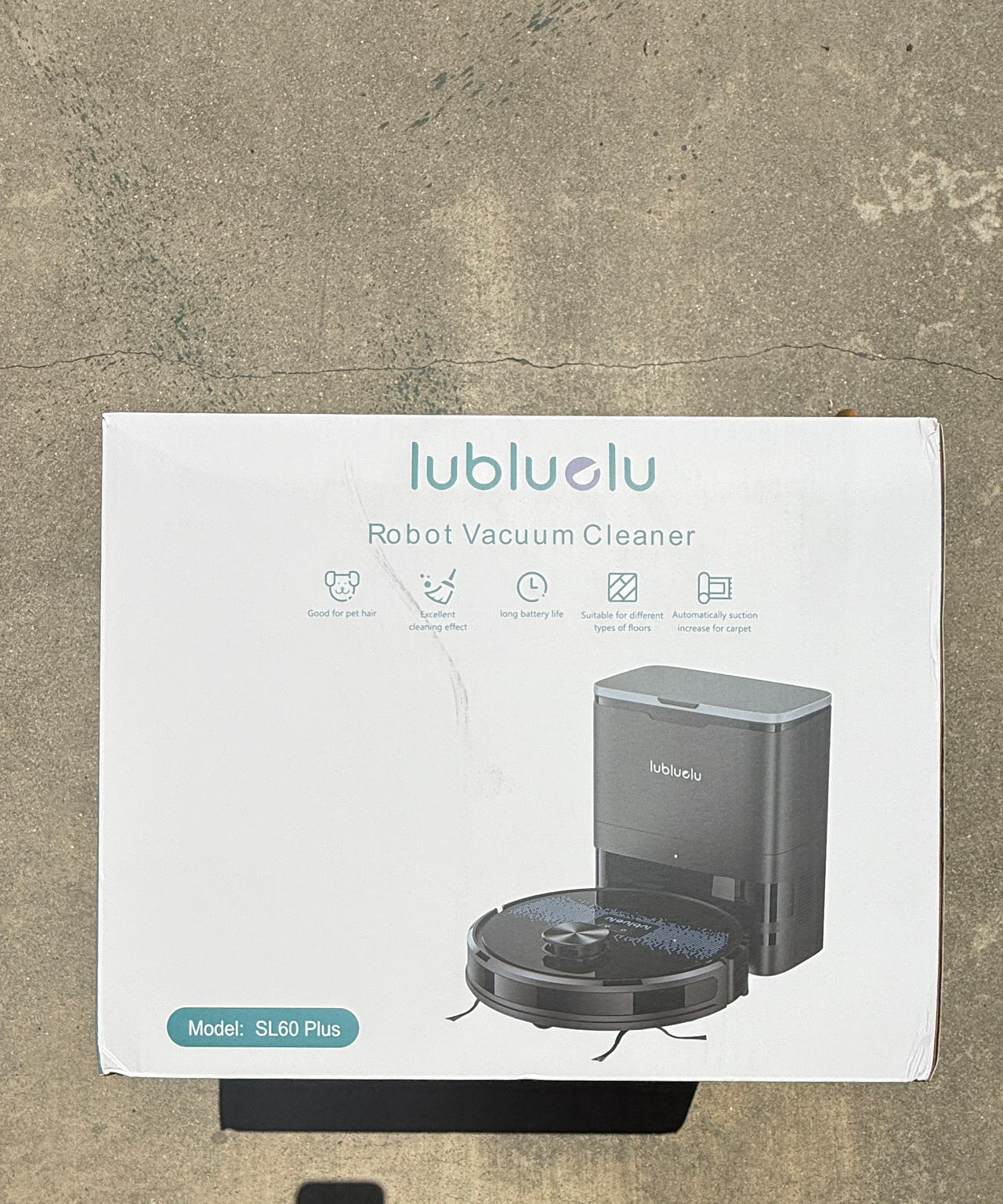 Lubluelu SL60 Plus Robot Vacuum Cleaner with Self-Emptying Station