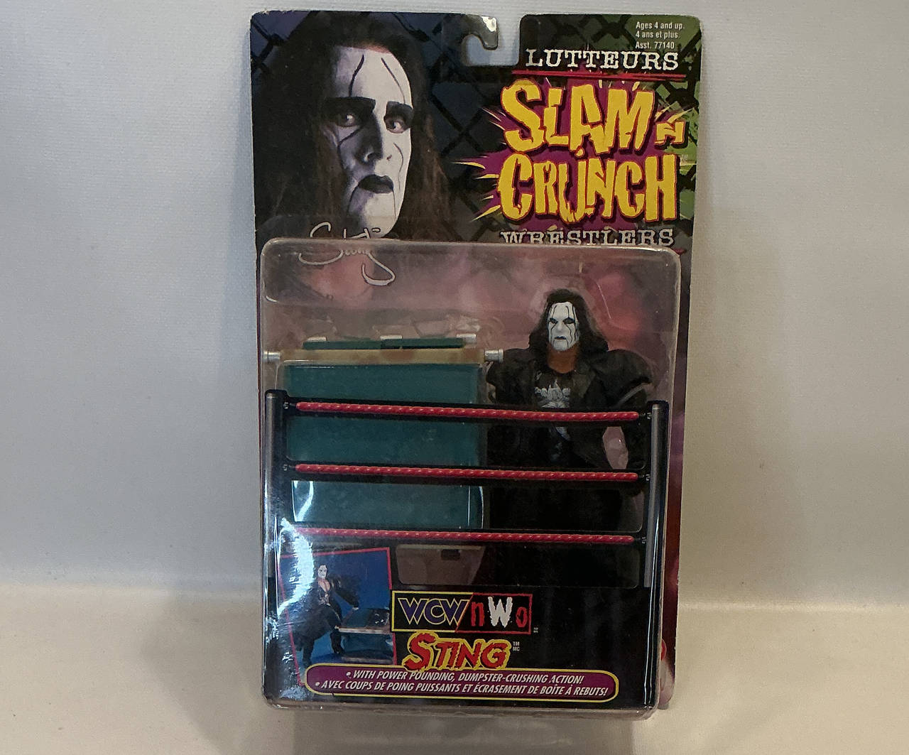 Toy Biz WCW nWo Slam 'n Crunch Sting Action Figure