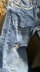 Kids' Distressed Blue Jeans - Image 3