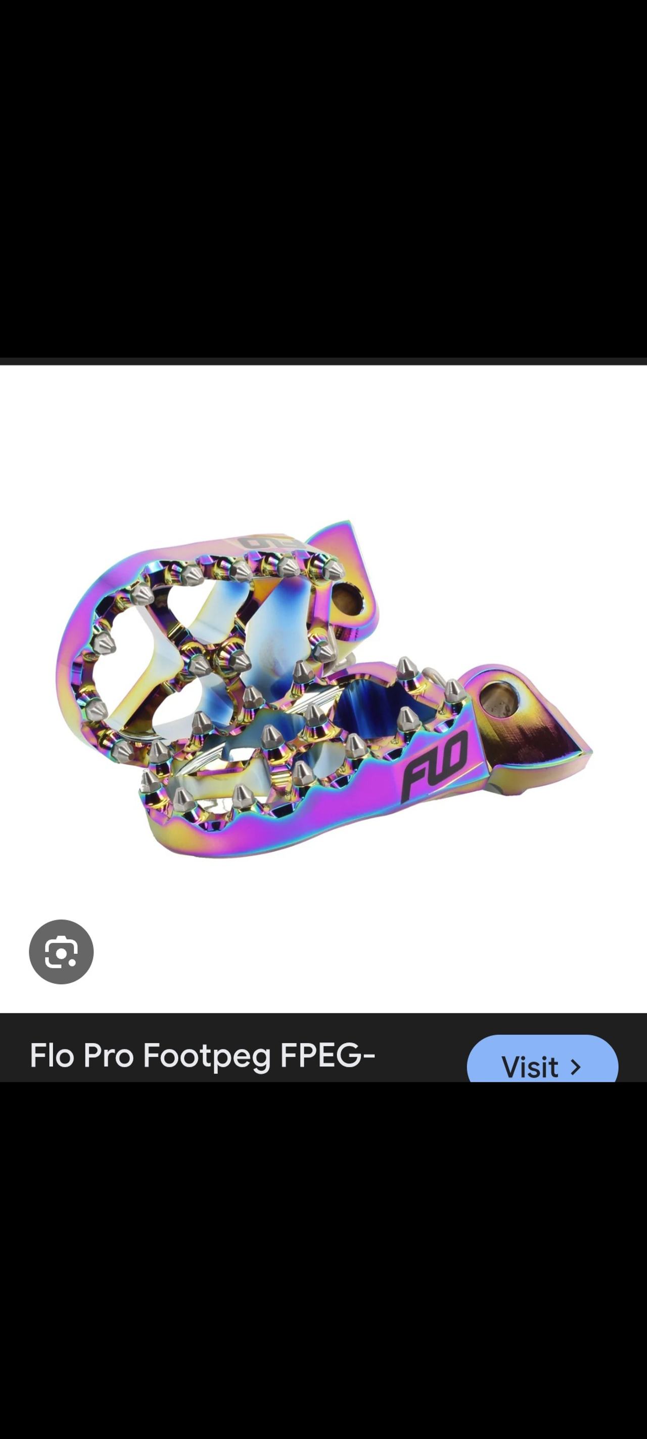 Flo Motorsports Pro Series Footpegs Jet Fuel