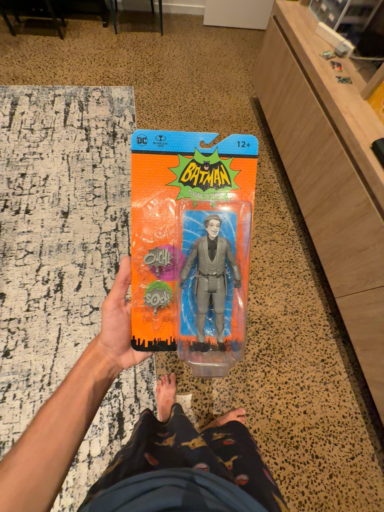 McFarlane Toys DC Retro Batman 1966 The Joker Black & White Action Figure