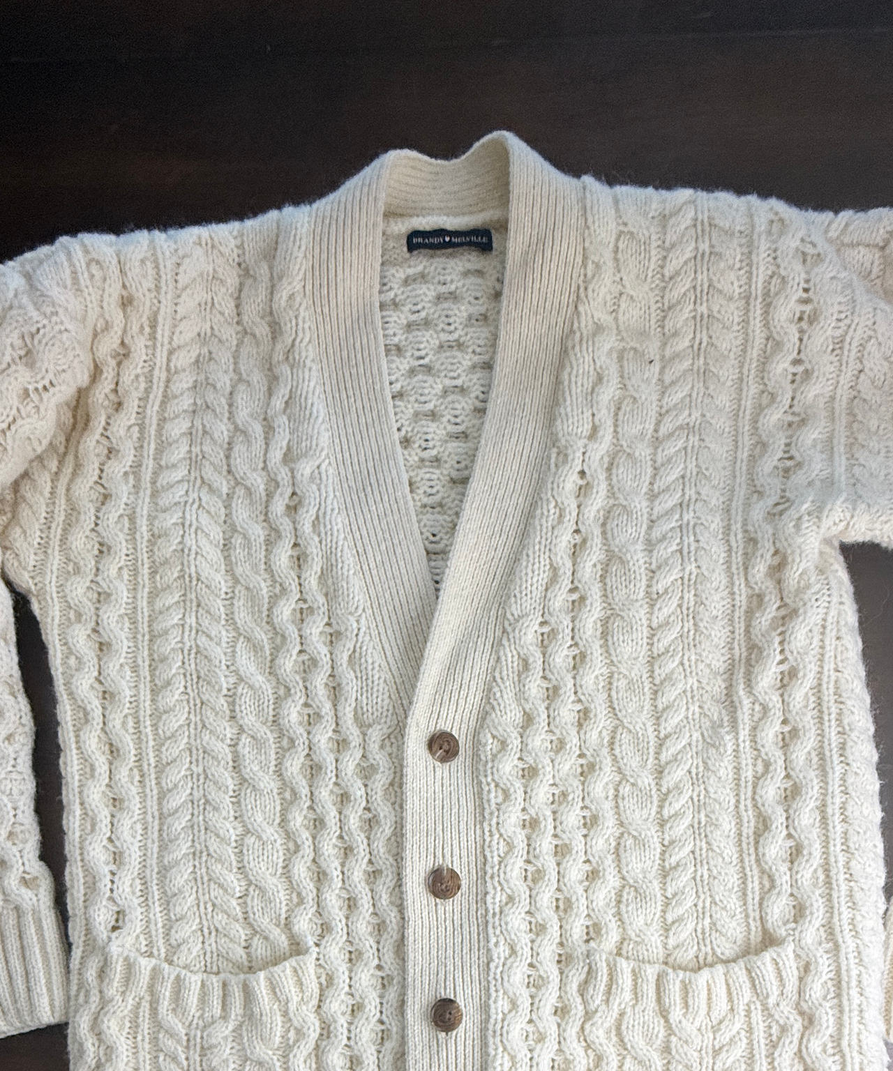Brandy Melville Olsen Cable Knit Cardigan
