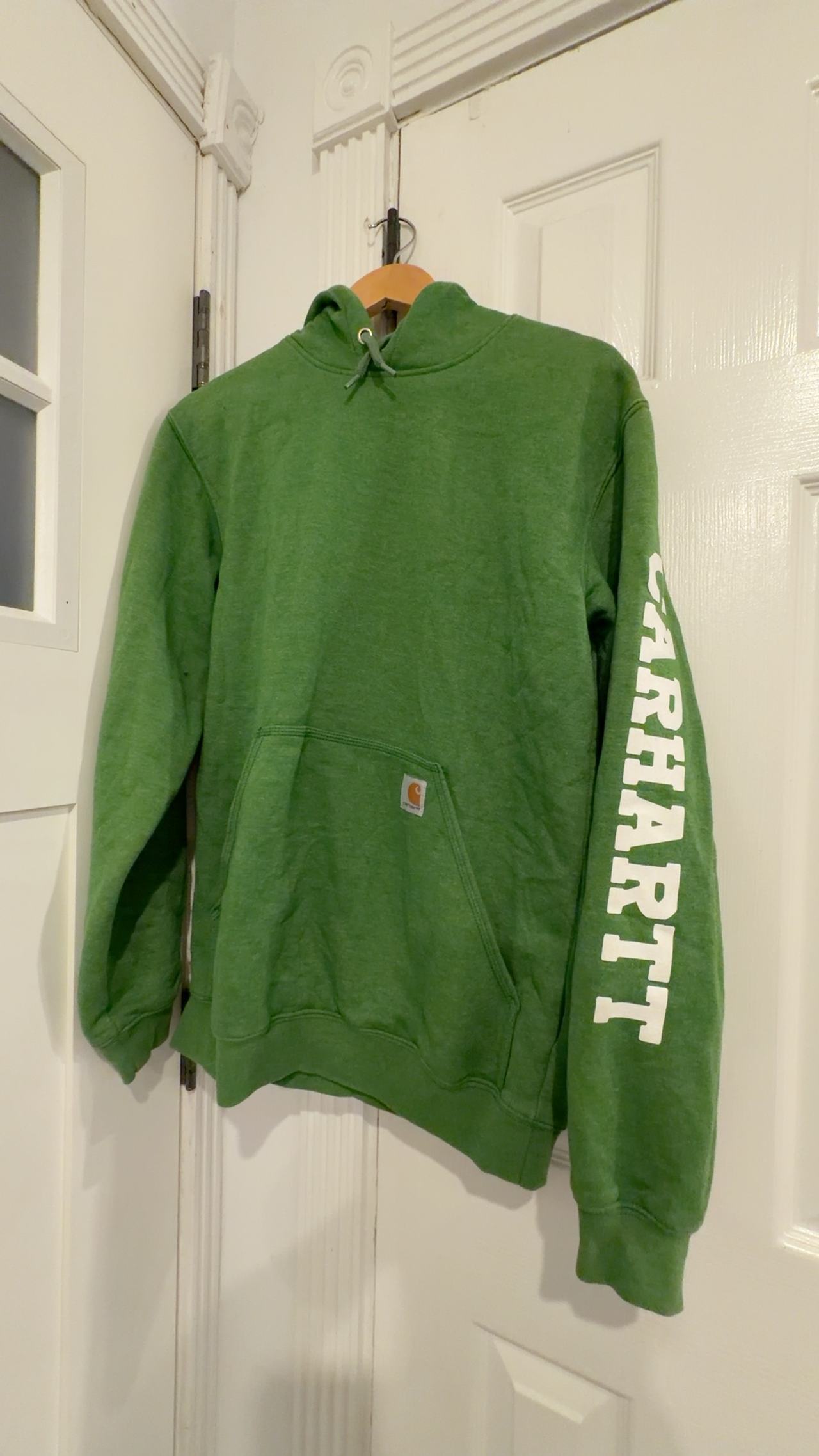 Carhartt Loose Fit Midweight Logo Sleeve Sweatshirt Green