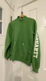 Carhartt Loose Fit Midweight Logo Sleeve Sweatshirt Green - Image 1